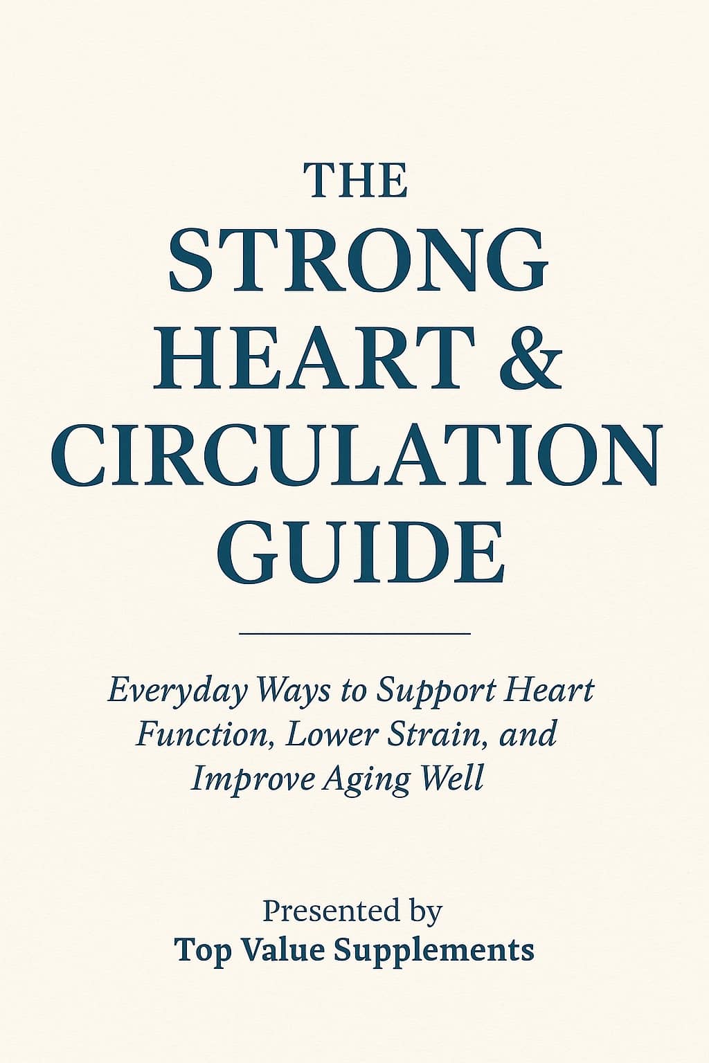 The Strong Heart & Circulation Guide Ebook Cover