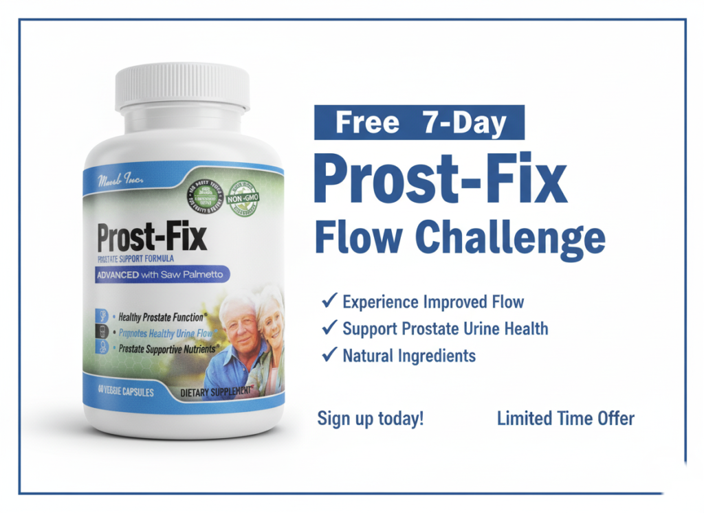 Free 7-Day Prost-Fix Urinary Flow Challenge 